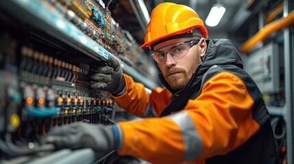 perigos em um ambiente de trabalho de alta tensão