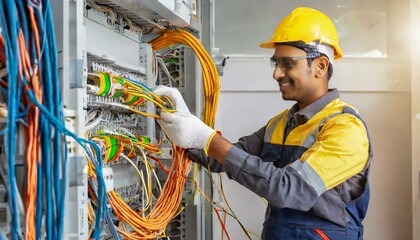 perigos em um ambiente de trabalho de alta tensão